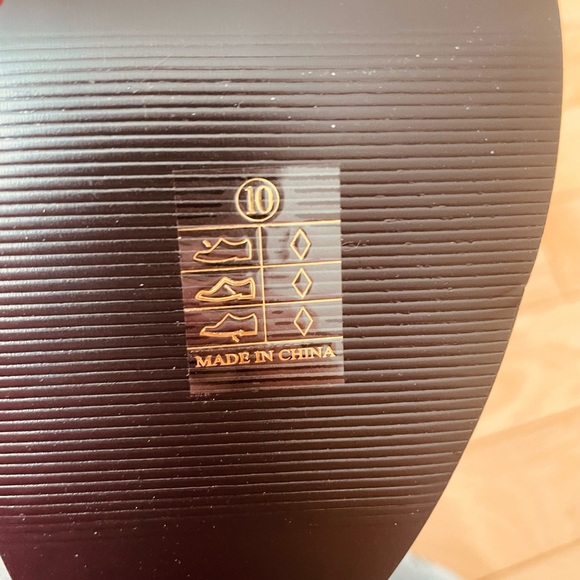 Brand New Funtasma heels faux leather with suit patterns- size 10. - Picture 6 of 7